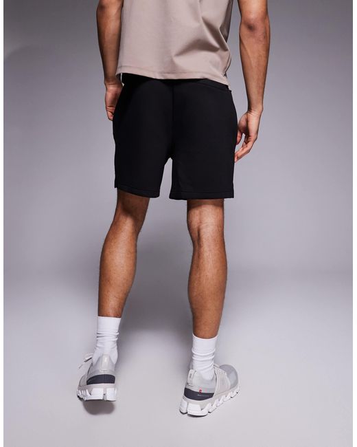 Icon - short oversize molletonné en coton épais à séchage rapide 4505 pour homme en coloris Black