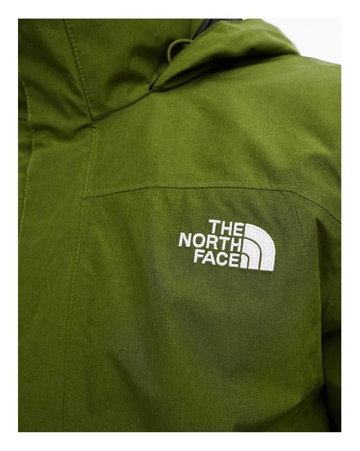 The North Face Green Sangro Logo Jacket for men