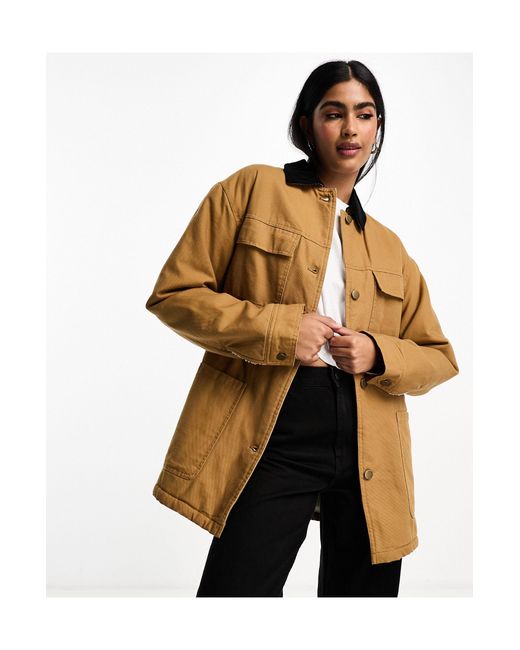 Borg long line clearance cord jacket