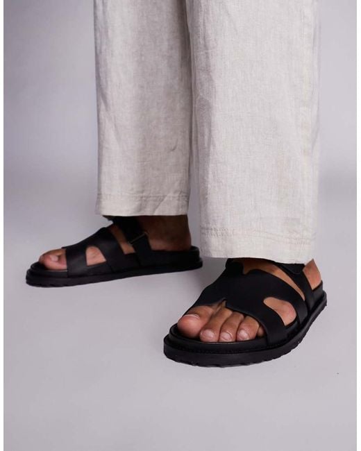 Steve Madden Gray Manu Slider Sandals for men