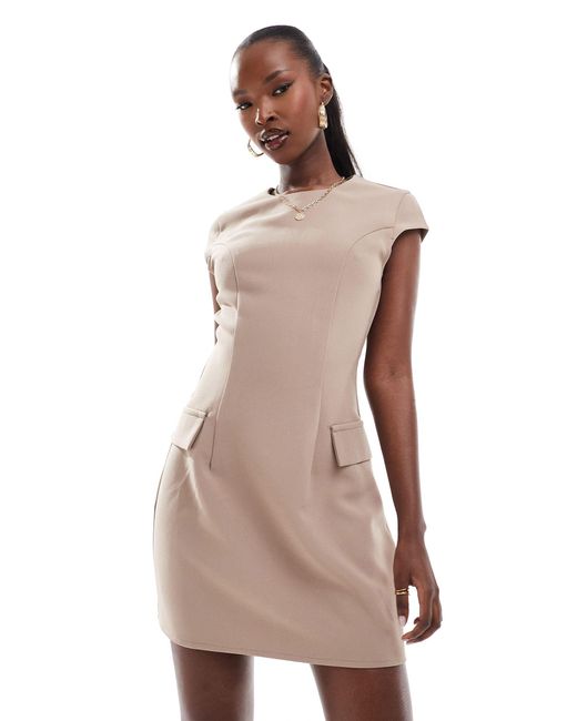 Cap sleeve dress with pockets 2025