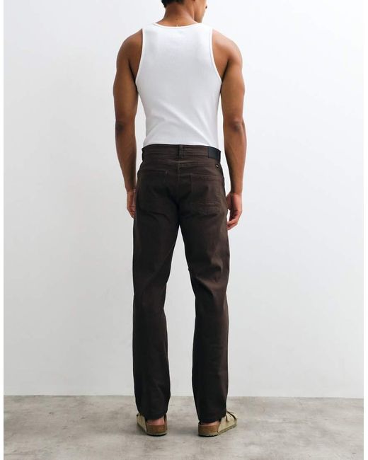 Blend White Regular Straight Leg Chino for men