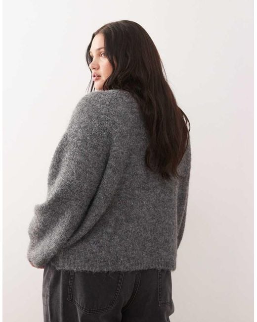 Noisy May Black Lightweight Reversible Bow Detail Knit