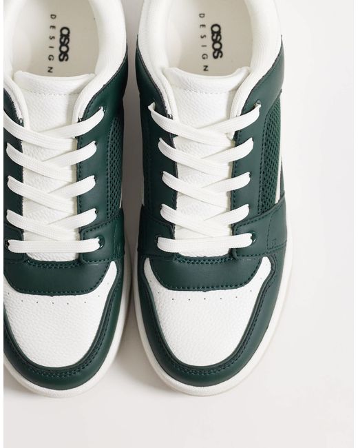 ASOS – multi-panel-sneaker in Blue für Herren