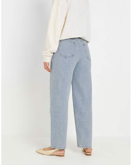 Long Tall Sally Blue Barrel Leg Jeans
