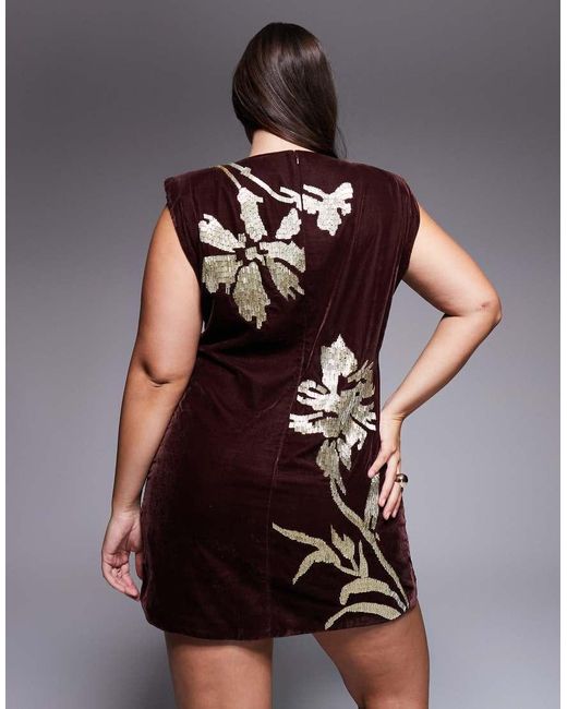 ASOS Asos Design Curve in het Brown