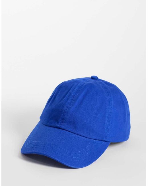 Cappello Con Visiera di ASOS in Blue da Uomo