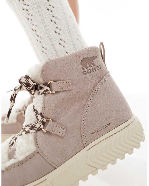 Sorel White Ona Ave Alpine Boots