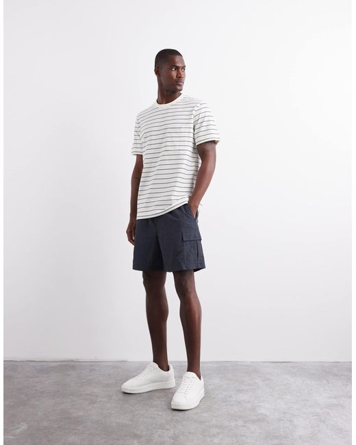 ARKET Gray Short Sleeve T-Shirt With Pocket for men