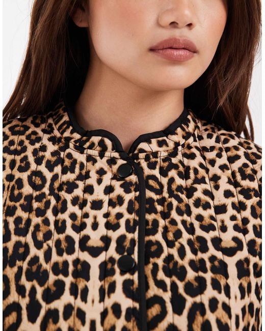 Vero Moda Brown Quilted Jacket