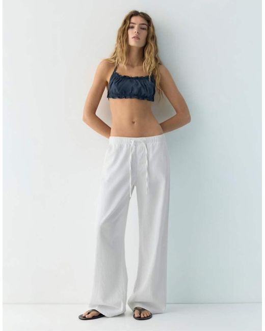 Joggers Bianchi di Pull&Bear in White