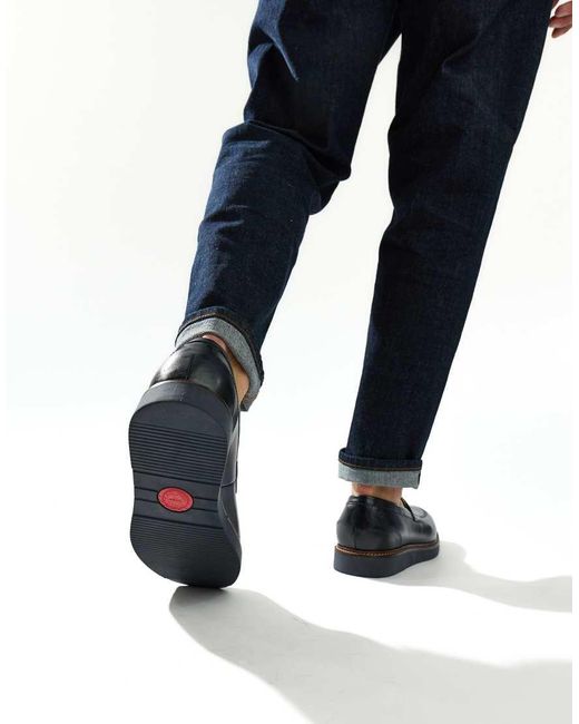 Base London Blue Sid Penny Loafer for men