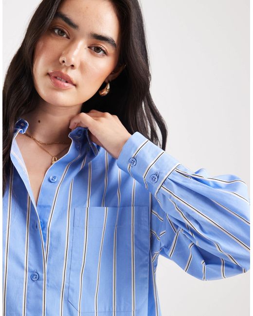 ASOS Blue Oversized Shirt