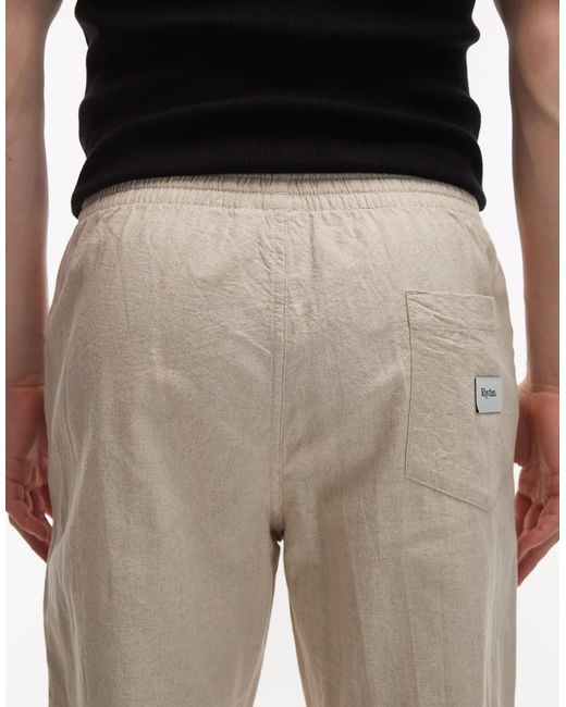 Rhythm Natural Linen Trouser for men