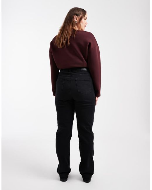 ONLY Red Straight Leg Jeans