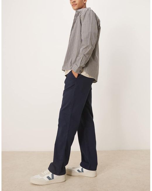 ASOS Blue Straight Fit Chino for men