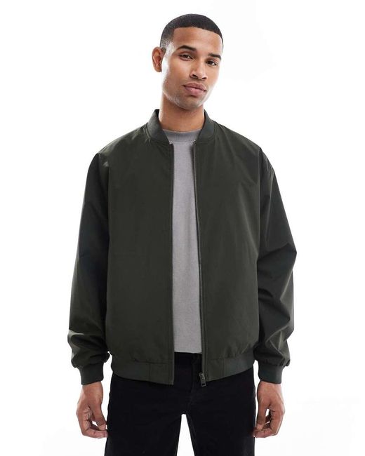 Jack & Jones Gray Bomber Jacket for men