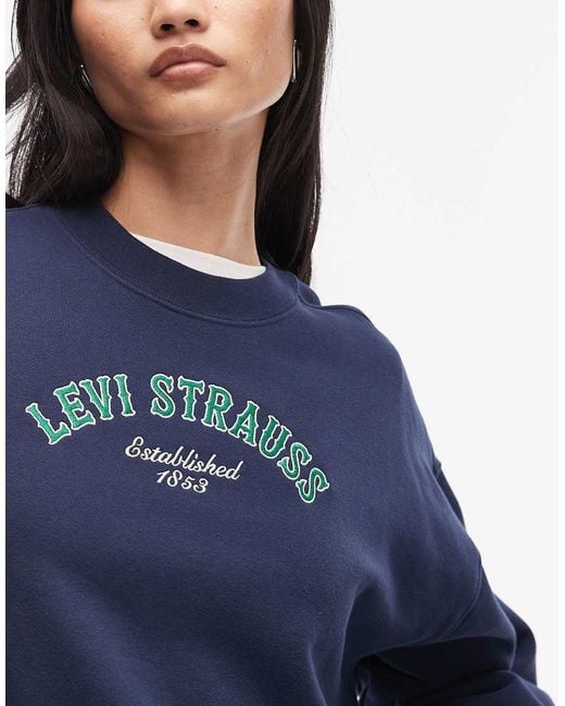 Levi's Blue Central Graphic Sweatshirt