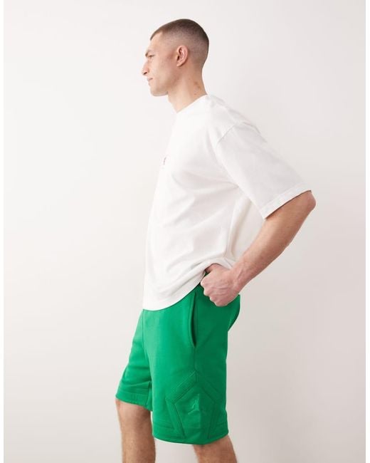 Nike Green Flight Diamond Fleece Short for men