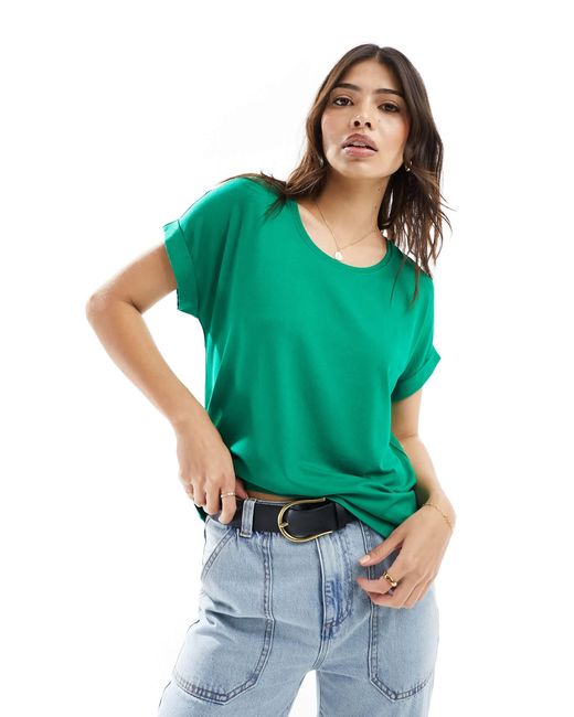 Top ras ONLY en coloris Green