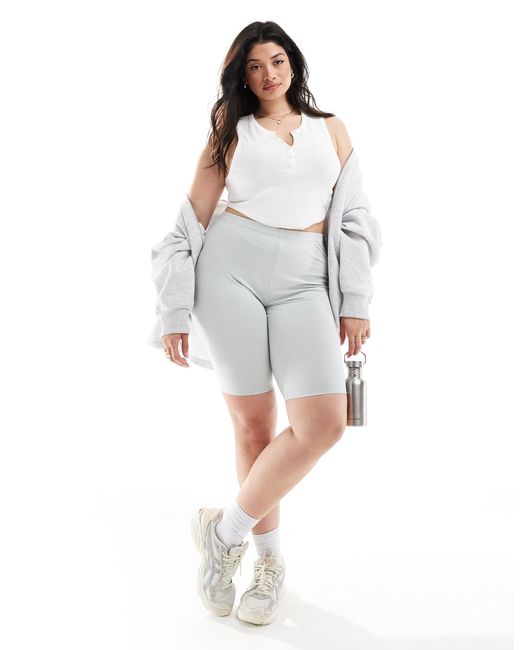 ASOS White Asos design curve – basic-leggings-shorts