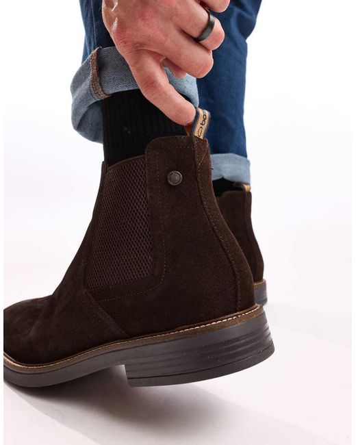 Base London Blue Sussex Chelsea Boot for men