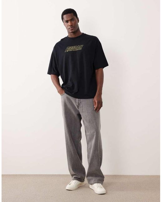 ASOS Blue Oversized T-Shirt With The Simpsons Print