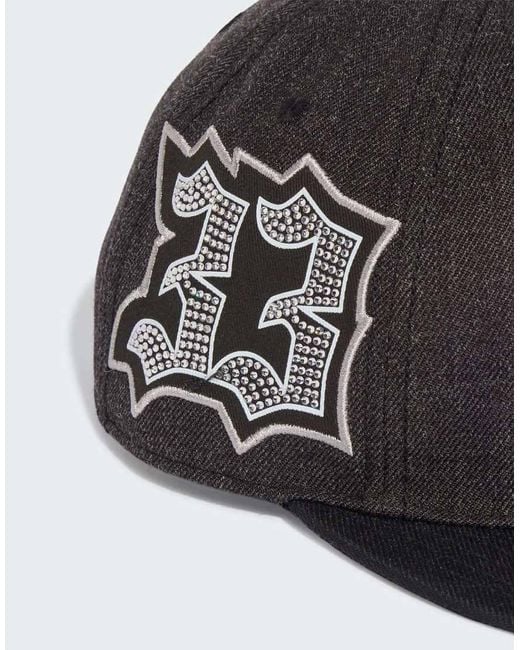 Adidas Originals Black Premium Rhinestone Cap