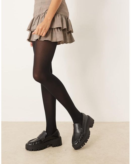 ASOS Natural 40 Denier Tights With Bum Tum Thigh Support