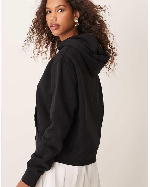 Barbour Black Marsden Oversized Hoodie
