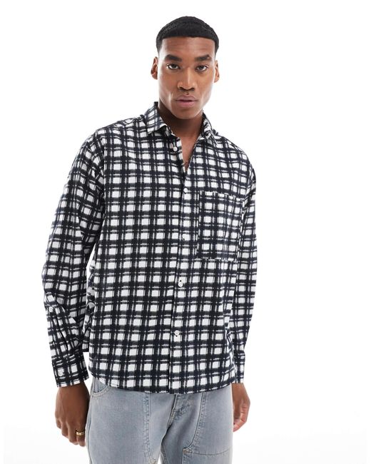 Chemise carreaux oversize homme hotsell