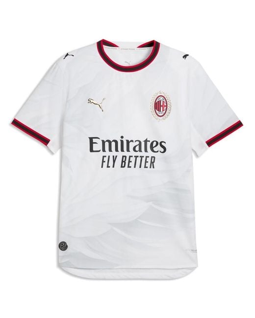 PUMA Gray Ac Milan 26/27 Away Authentic Jersey for men