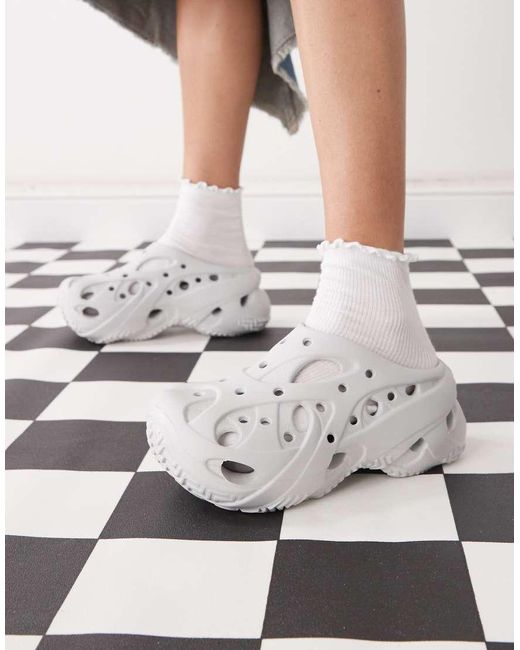 CROCSTM Gray Caged Clog
