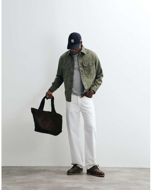 HUGO Green Ebolt Oversized Shirt for men