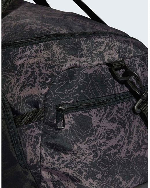 Adidas Originals Black Training Defender Graphic Duffle Bag Medium