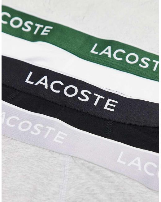 Lacoste Multicolor 3 Pack Briefs for men