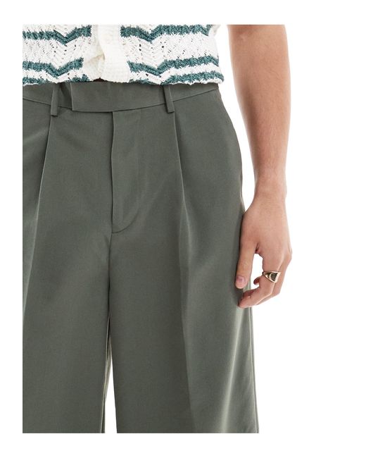 ASOS – elegante shorts in Green für Herren