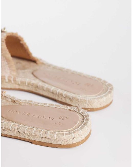 South Beach White Starfish Strap Sandals