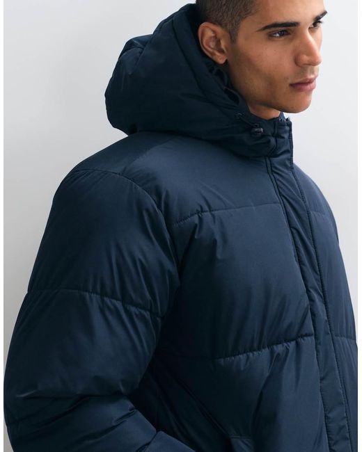 ASOS Blue Puffer Jacket for men