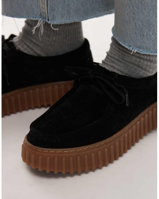 Clarks Black Torhill Bee Shoe