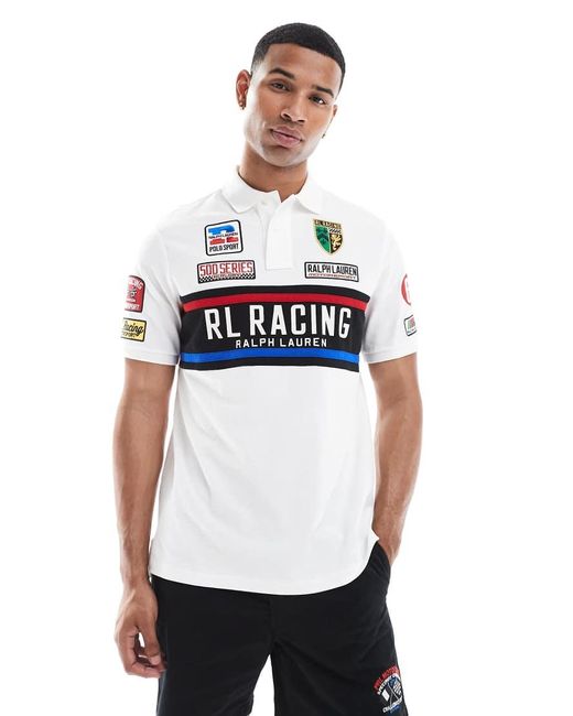 Polo Vestibilità Classica di Polo Ralph Lauren in White da Uomo