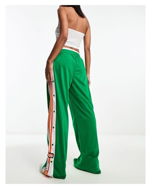 Pantalones verdes con diseño universitario adibreak Adidas Originals de color Green