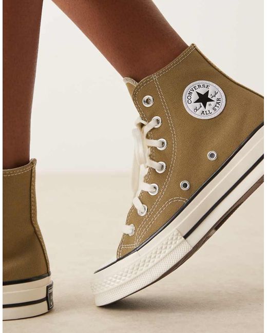 Converse Natural Chuck 70 Hi Trainers