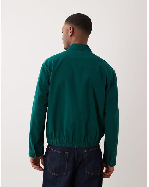 ARKET Green Pure Cotton Blouson Jacket for men