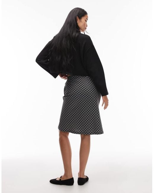 ASOS White 90's Midi Skirt