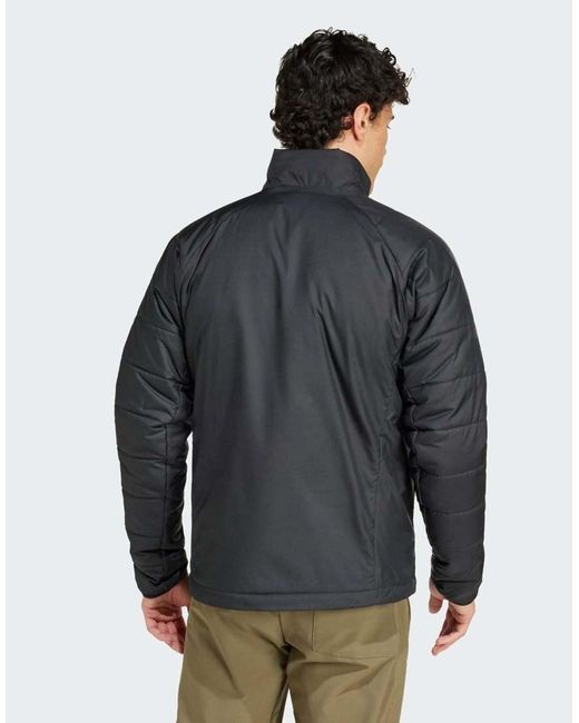 Adidas Gray Terrex Multi Synthetic Insulated Jacket for men
