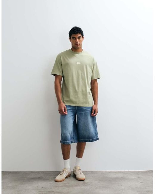 HUGO White Nalono Back Print T-shirt for men