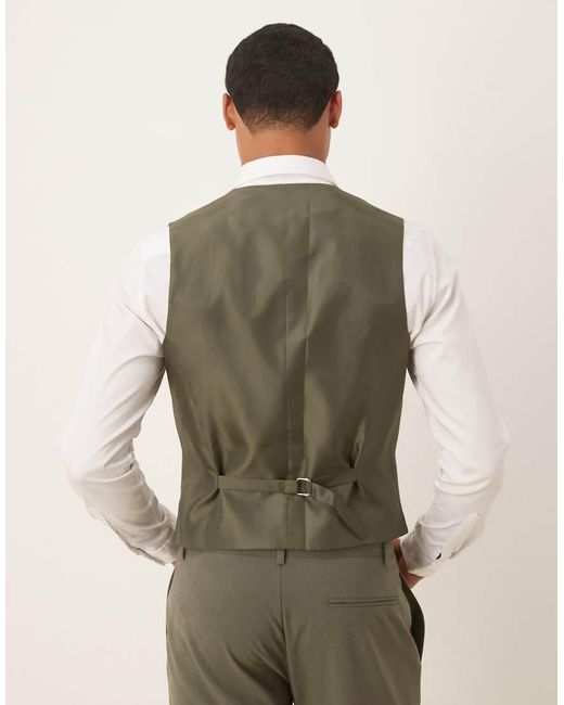 ASOS Natural Skinny Fit Vest for men