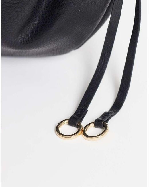 Mango Black Slouchy Handbag
