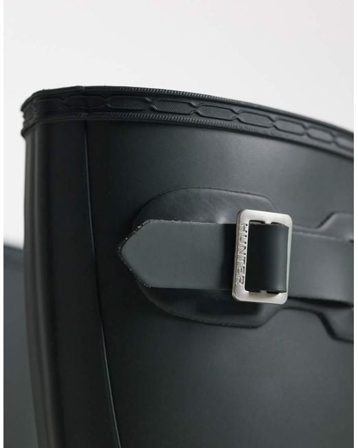 Hunter Black Original Short Wellington Boots